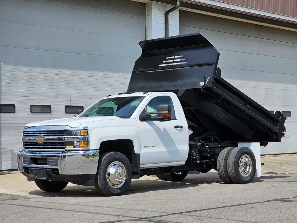 Chevrolet Silverado 3500 with custom utility dump body