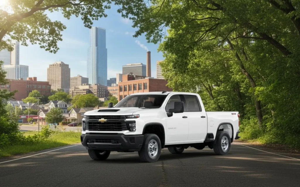 Chevrolet Silverado 2500HD Crew Cab four-wheel-drive fleet pickup