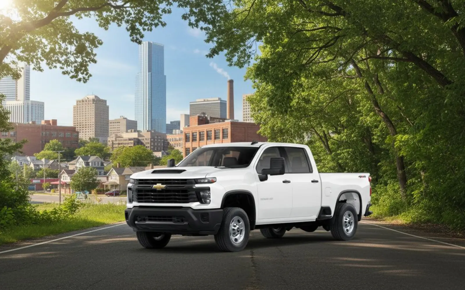 Chevrolet Silverado 2500HD Crew Cab four-wheel-drive fleet pickup